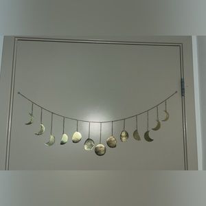 Gold metal wall decor